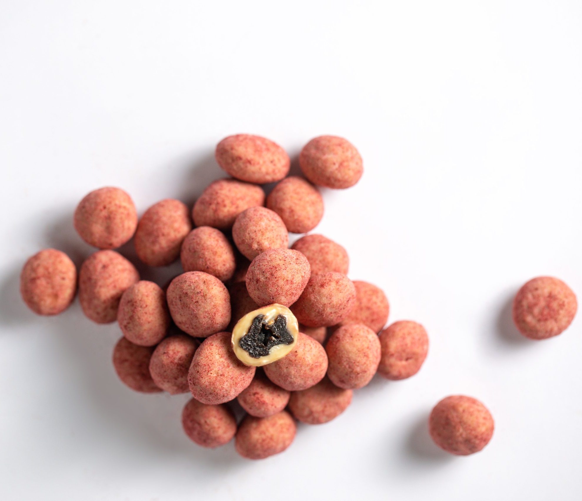 Dried Cherry and Pistachio Chocolate Dragées