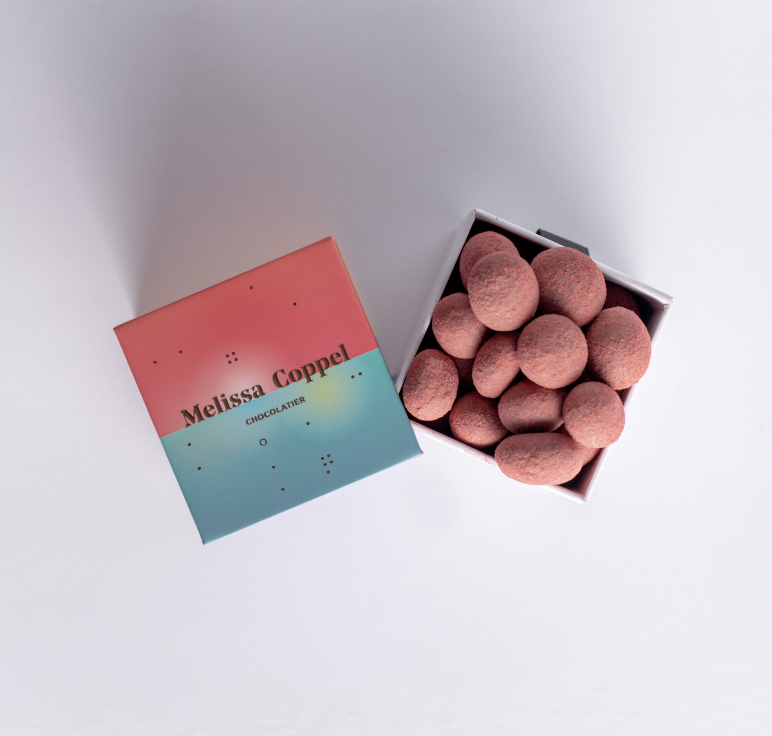 Dried Cherry and Pistachio Chocolate Dragées