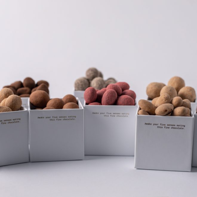 Chocolate-Cherry Nougat and Cacao Nib Cookie Dragées - Melissa Coppel