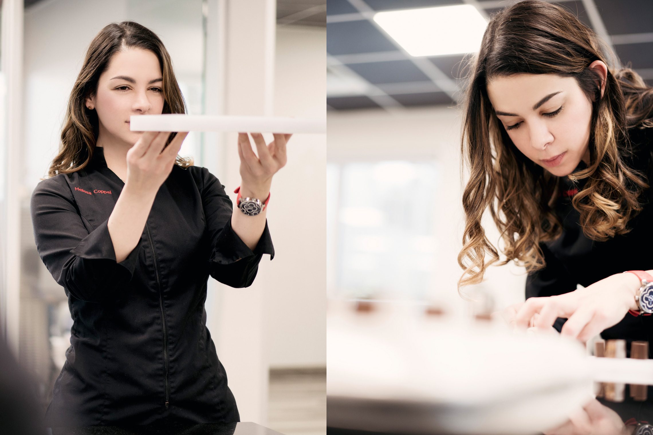 Chocolatier Melissa Coppel close up Chocolatier Melissa Coppel close up